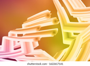 Light Red, Yellow vector abstract blurred layout. Modern abstract illustration with gradient. Elegant background for a brand book.