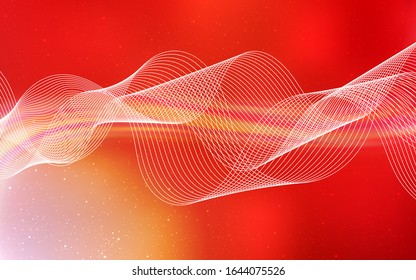 Light Red, Yellow vector abstract bright pattern. Modern abstract illustration with gradient. New style for your business design.