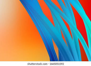 Light Red, Yellow vector abstract blurred background. Colorful illustration in abstract style with gradient. New way of your design.