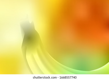 Light Red, Yellow vector abstract bright template. Colorful illustration in abstract style with gradient. Elegant background for a brand book.