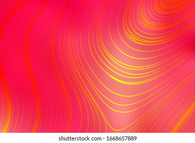 Light Red, Yellow vector abstract blurred background. Colorful illustration in abstract style with gradient. New style for your business design.