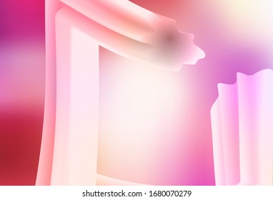 Light Red, Yellow vector abstract blurred background. A completely new colored illustration in blur style. Smart design for your work.