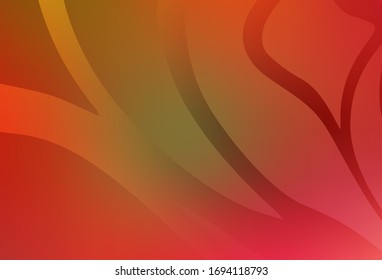 Light Red, Yellow vector abstract layout. An elegant bright illustration with gradient. Elegant background for a brand book.
