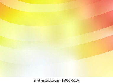 Diseño abstracto vectorial amarillo, rojo claro. Ilustración colorida en estilo abstracto con degradado. Nueva forma de tu diseño.