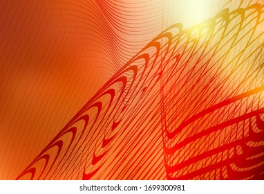 Light Red, Yellow vector abstract blurred background. Shining colorful illustration in smart style. Background for a cell phone.