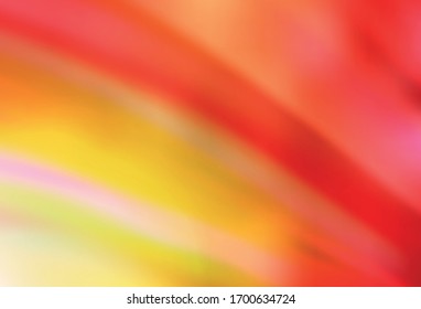 Light Red, Yellow vector abstract bright texture. Glitter abstract illustration with gradient design. Elegant background for a brand book.