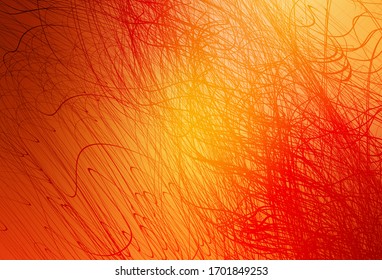 Light Red, Yellow vector abstract bright template. A completely new colored illustration in blur style. Elegant background for a brand book.