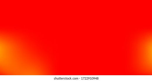 Light Red, Yellow vector abstract blur template. Modern elegant blur illustration with gradient. Background for mobile phones.
