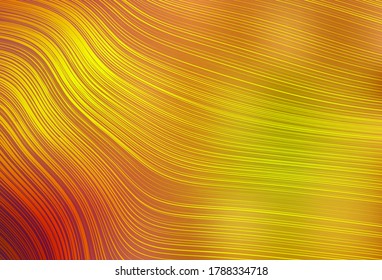 Light Red, Yellow vector abstract layout. An elegant bright illustration with gradient. Background for designs.