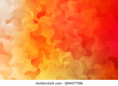 Light Red, Yellow vector abstract polygonal background. Geometric illustration in Origami style with gradient.  New template for your brand book.