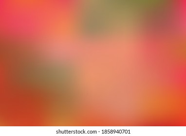 Light Red, Yellow vector abstract blurred layout. Colorful illustration in abstract style with gradient. Background for a cell phone.