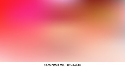 Light red, yellow vector abstract blur template. Abstract colorful illustration with blur gradient. Landing pages design.