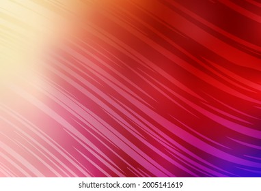 Light Red, Yellow vector abstract blurred layout. Colorful abstract illustration with gradient. Background for a cell phone.