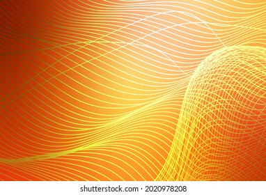 Light Red, Yellow vector abstract bright pattern. Creative illustration in halftone style with gradient. New design for your business.