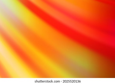 Light Red, Yellow vector abstract bright pattern. An elegant bright illustration with gradient. Blurred design for your web site.