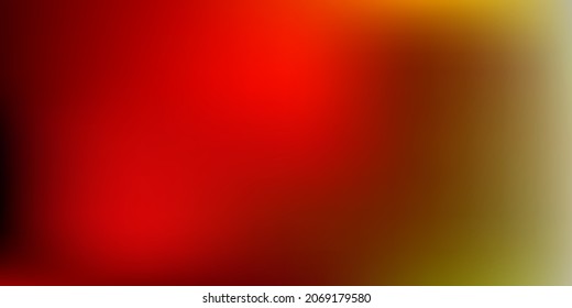 Light red, yellow vector abstract blur pattern. Colorful gradient abstract illustration in blur style. Your design for applications.
