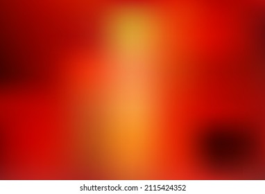 Light Red, Yellow vector abstract bokeh pattern. A completely new color illustration in a bokeh style. Sample for your creative designs.