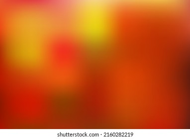 Light Red, Yellow vector abstract blurred background. Colorful abstract illustration with gradient. Template for cell phones.