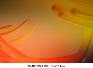 Color rojo claro, patrón de brillo abstracto del vector amarillo. Ilustración abstracta colorida con gradiente. Diseño inteligente para su trabajo.