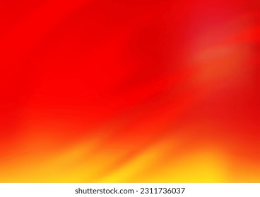 Rojo claro, amarillo vectorial abstracto fondo brillante. Una ilustración de color completamente nueva en un estilo bokeh. Nuevo diseño para su negocio.
