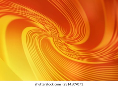 Diseño abstracto de vectores de color rojo claro y amarillo borroso. Ilustración creativa en estilo de semitono con gradiente. Nuevo estilo para el diseño de su negocio.