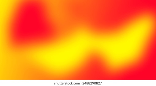 Hellrote, gelbe Vektorgrafik abstrakte Unschärfe Layout. Leuchtende bunte Unschärfe Illustration im abstrakten Stil. Hintergrund für Mobiltelefone.