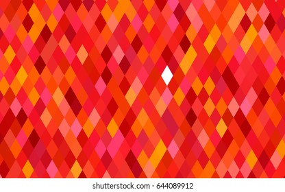 Light Red, Yellow vector abstract polygonal pattern. A vague abstract illustration with gradient. The polygonal design can be used for your web site.