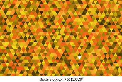 Light Red, Yellow vector abstract polygonal pattern. A completely new color illustration in a vague style. The elegant pattern can be used as part of a brand book.
