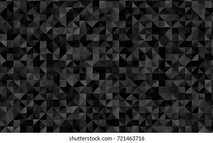 Light Red, Yellow vector abstract mosaic template. Triangular geometric sample with gradient.  The completely new template can be used for your brand book.