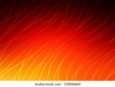 Light Red, Yellow vector abstract doodle pattern. Geometric doodle illustration in Origami style with gradient. The pattern can be used for wallpapers and coloring books.