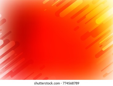 Light Red, Yellow vector abstract doodle template. Doodles on blurred abstract background with gradient. Hand painted design for web, wrapping, wallpaper.