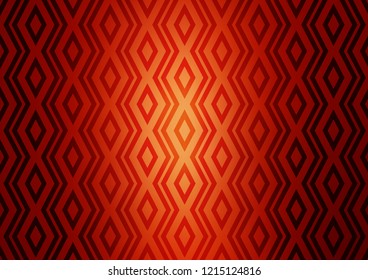 Light Red, Yellow vector backdrop with lines, cubes. Modern geometric abstract illustration with lines, squares. Smart design for your business advert.