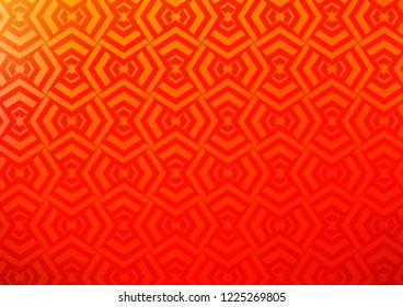 Light Red, Yellow vector backdrop with long lines. Modern geometrical abstract illustration with staves. Pattern for websites, landing pages.