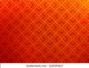 Light Red, Yellow vector backdrop with long lines. Blurred decorative design in simple style with lines. Pattern for websites, landing pages.