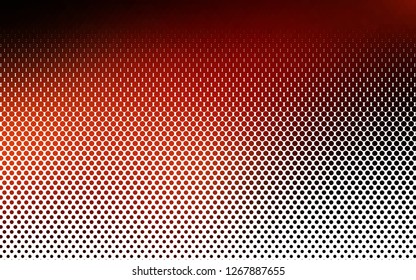 Light Red, Yellow vector backdrop with dots. Modern abstract illustration with colorful water drops. Design for posters, banners.
