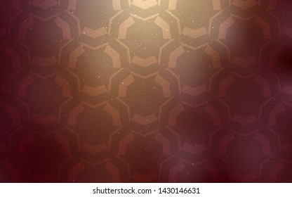 Light Red, Yellow vector backdrop with wry lines. Glitter abstract illustration with wry lines. Elegant pattern for a brand book.