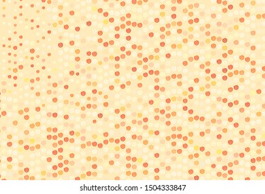 Light Red, Yellow vector backdrop with curved lines. Colorful illustration in simple style with gradient. Template for cell phone screens.