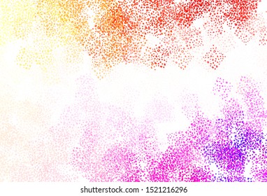 Light Red, Yellow vector backdrop with memphis shapes. Illustration with colorful gradient shapes in abstract style. Elegant design for wallpapers.