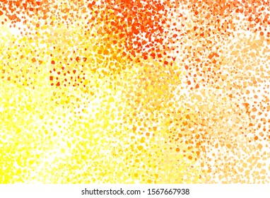 Light Red, Yellow vector backdrop with memphis shapes. Colorful chaotic forms with gradient in modern style. Elegant design for wallpapers.