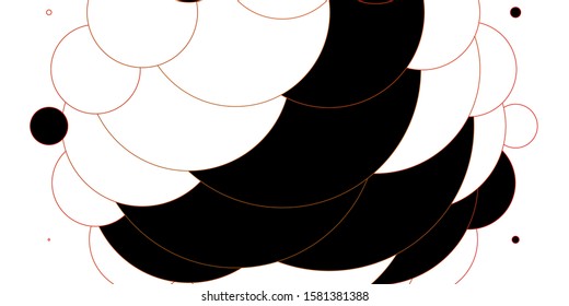 Light Red, Yellow vector backdrop with dots. Glitter abstract illustration with colorful drops. Pattern for wallpapers, curtains.