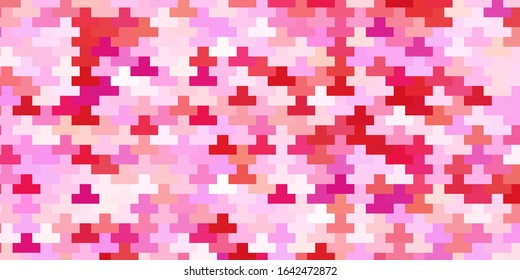 Light Red, Yellow vector backdrop with rectangles. Modern design with rectangles in abstract style. Best design for your ad, poster, banner.