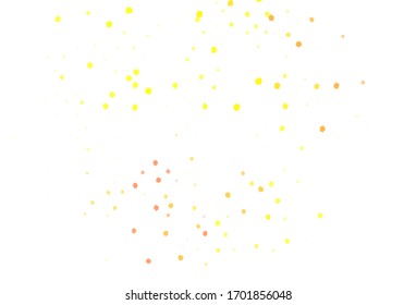 Light Red, Yellow vector backdrop with memphis shapes. Decorative design in abstract style with random forms. Elegant design for wallpapers.