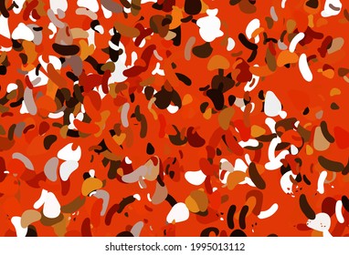 Light Red, Yellow vector backdrop with abstract shapes. Simple colorful illustration with abstract gradient shapes. Modern design for your business card.