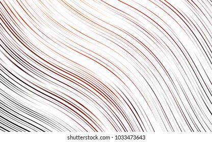 Light Red, Yellow vector background with curved circles. Colorful abstract illustration with gradient lines. The template for cell phone backgrounds.