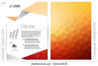 Light Red, Yellow vector  background for presentations. Modern abstract design concept with colorful gradient. New design for a poster, banner of your website.