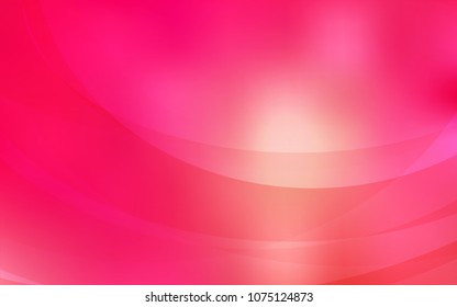 Light Red, Yellow vector background with bent ribbons. Colorful illustration in abstract marble style with gradient. A completely new template for your business design.