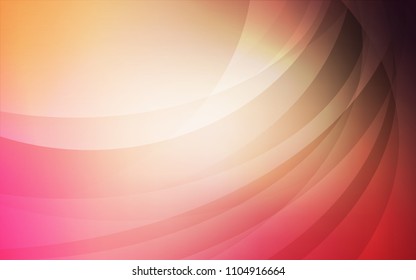 Light Red, Yellow vector background with abstract circles. Shining crooked illustration in marble style. Textured wave pattern for backgrounds.