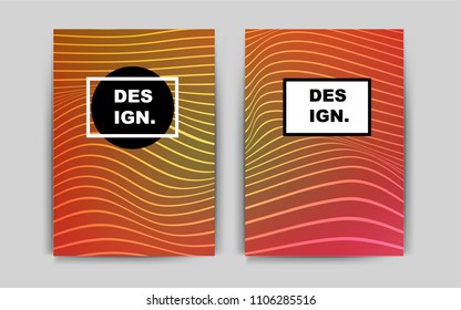 Light Red, Yellow vector background for presentations. Web interface on abstract background with colorful gradient. Pattern can be used as a template for calendars.