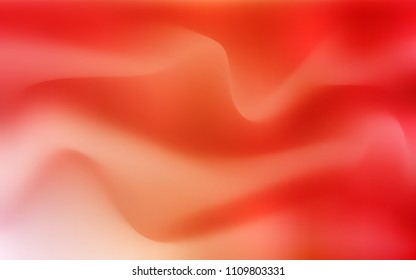Light Red, Yellow vector background with bent ribbons. Modern gradient abstract illustration with bandy lines. Brand-new design for your ads, poster, banner.