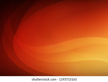 Light Red, Yellow vector background with lava shapes. Shining crooked illustration in marble style. Marble style for your business design.